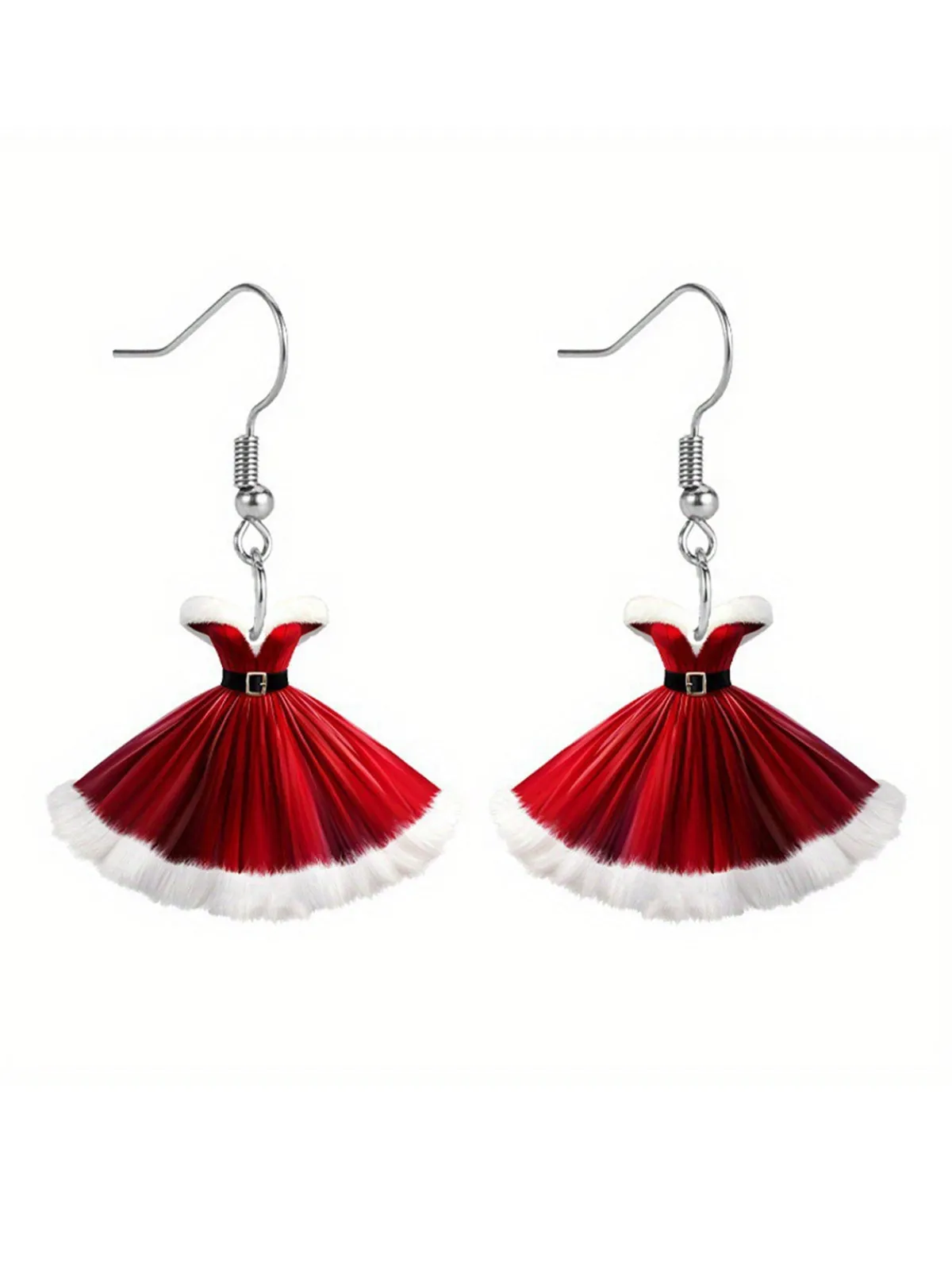 Outlet Retro Stage Acrylic Princess Dress Pendant Earrings