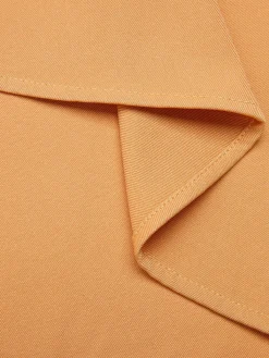 Outlet Retro Stage 1950s Bandeau Umbrella Dress Apricot Yellow
