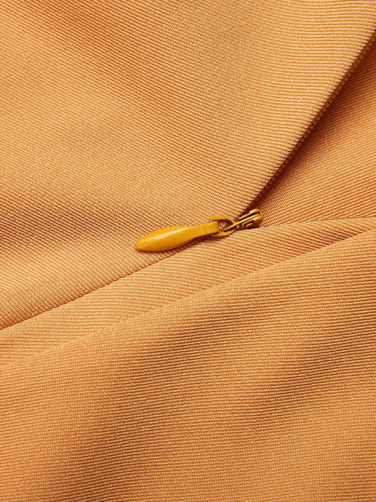 Outlet Retro Stage 1950s Bandeau Umbrella Dress Apricot Yellow