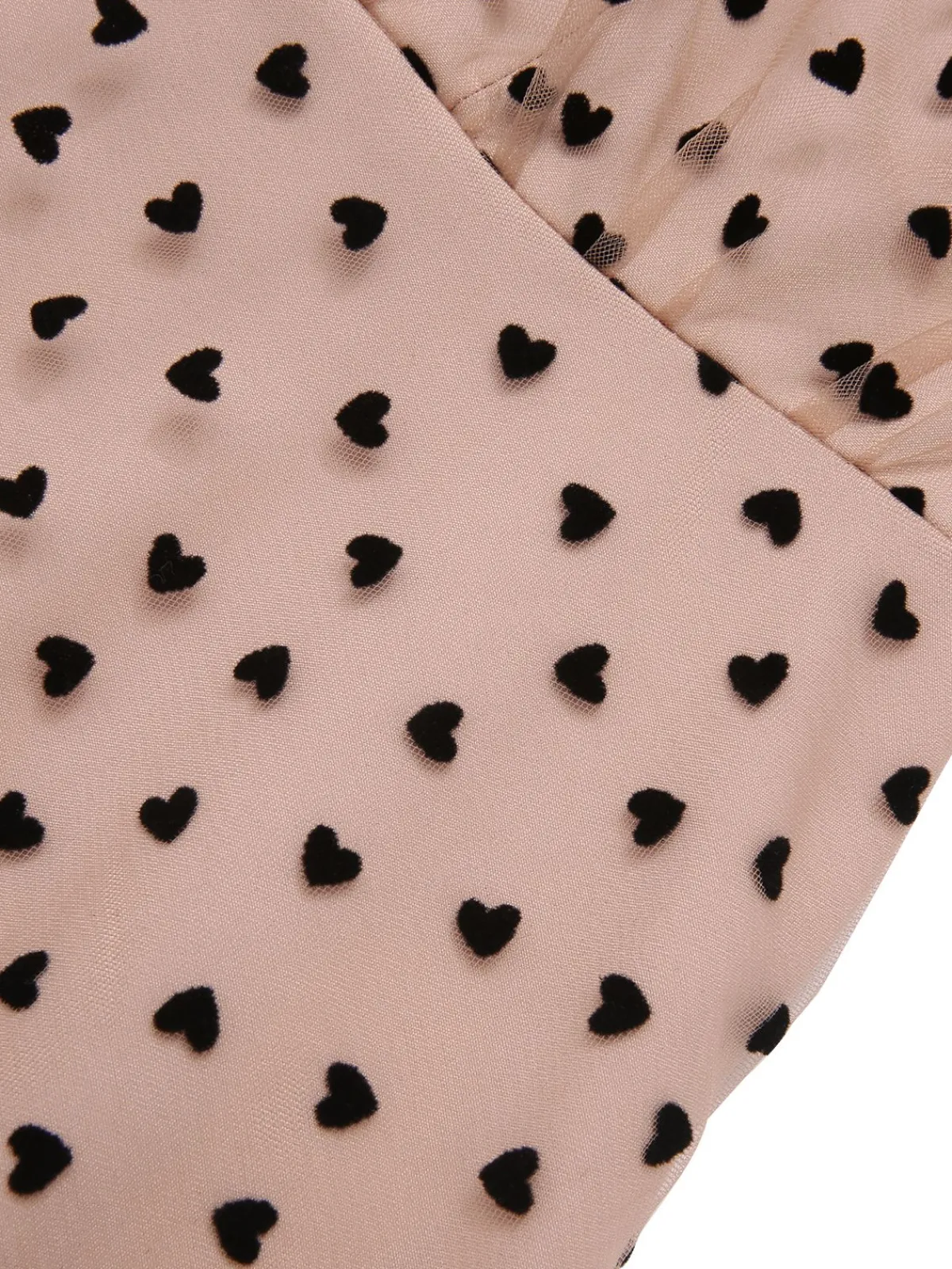 Best Retro Stage 1940s Heart Mesh Halterneck Dress Beige