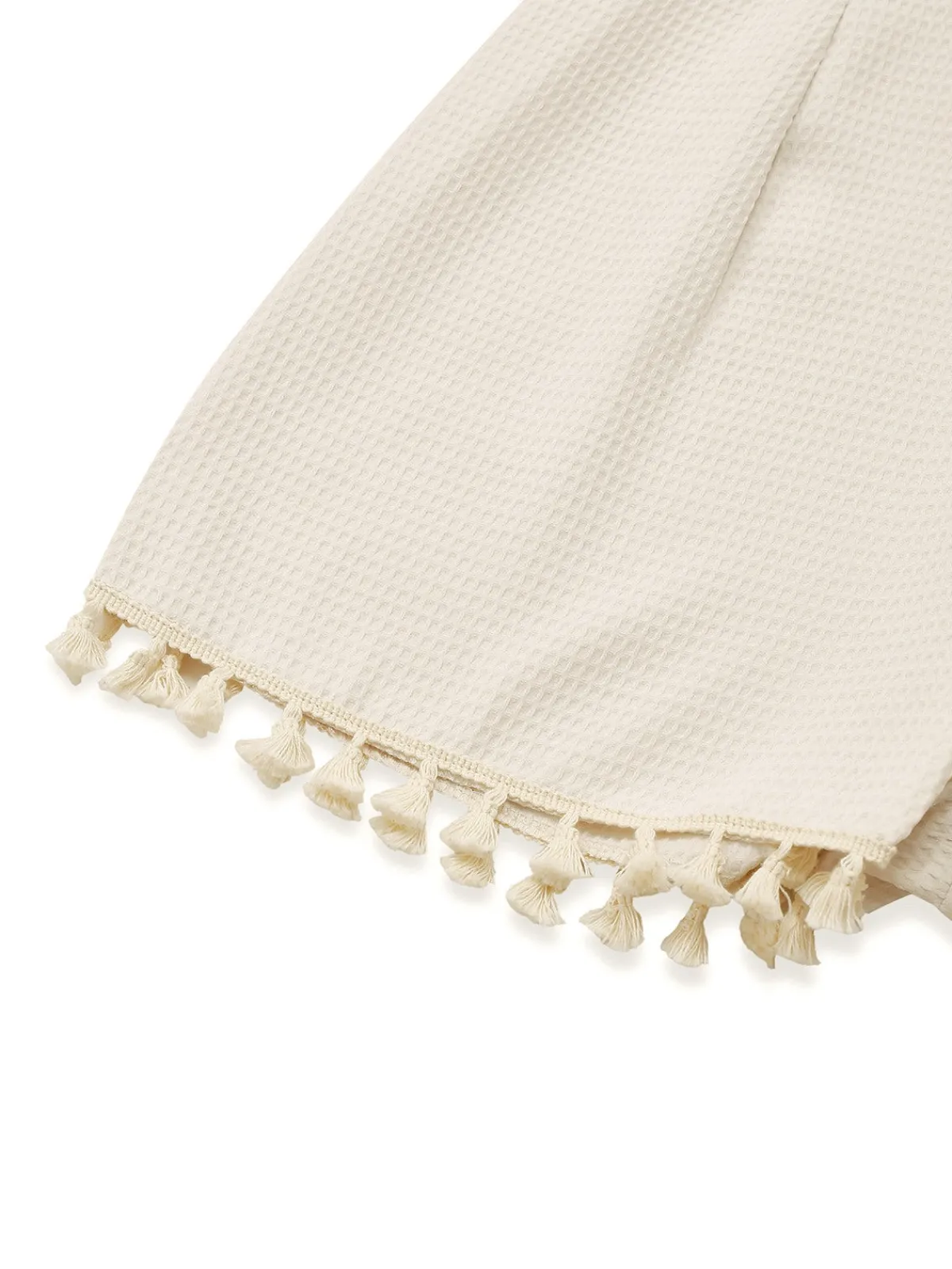 Online Retro Stage 1950s Solid Spaghetti Straps Smocked Romper Beige