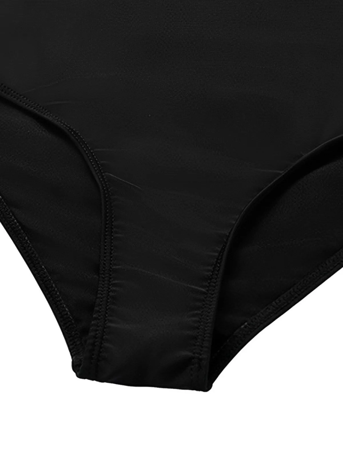 Outlet Retro Stage 1930s 3D-Butterfly One-Shoulder Swimsuit Black