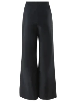 Sale Retro Stage 1940s Gothic Straps Pants Black