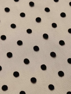 Online Retro Stage Black 1950s Heart Dot Swing Vintage Dress