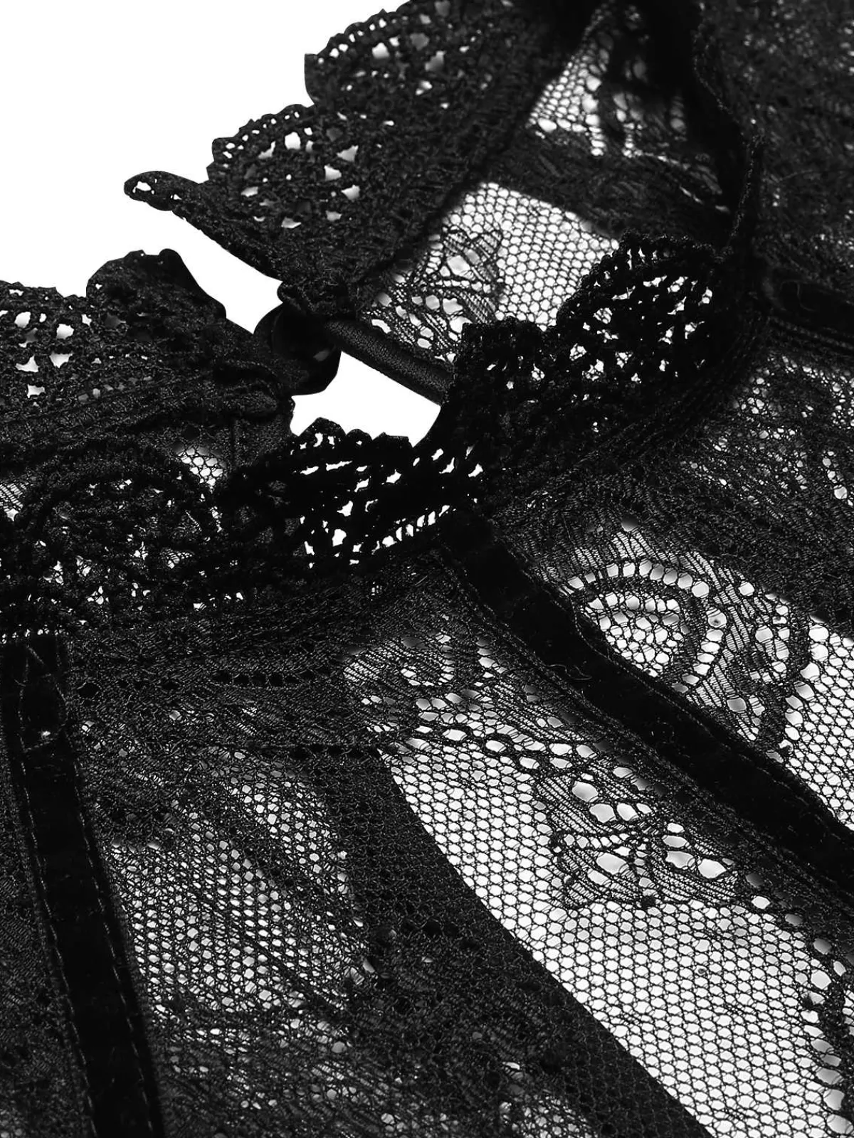 New Retro Stage 1960s Lace Sleeveless Bodycon Dress Black