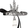 Hot Retro Stage Black 1920s Leaf Flapper Headband