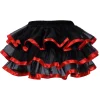 Best Retro Stage Black 1980s Steampunk Mesh Patchwork Cake Skirt
