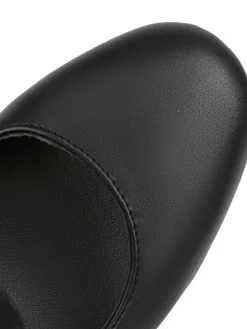Outlet Retro Stage Skull Buckle Strap Platform Chunky Shoes Black