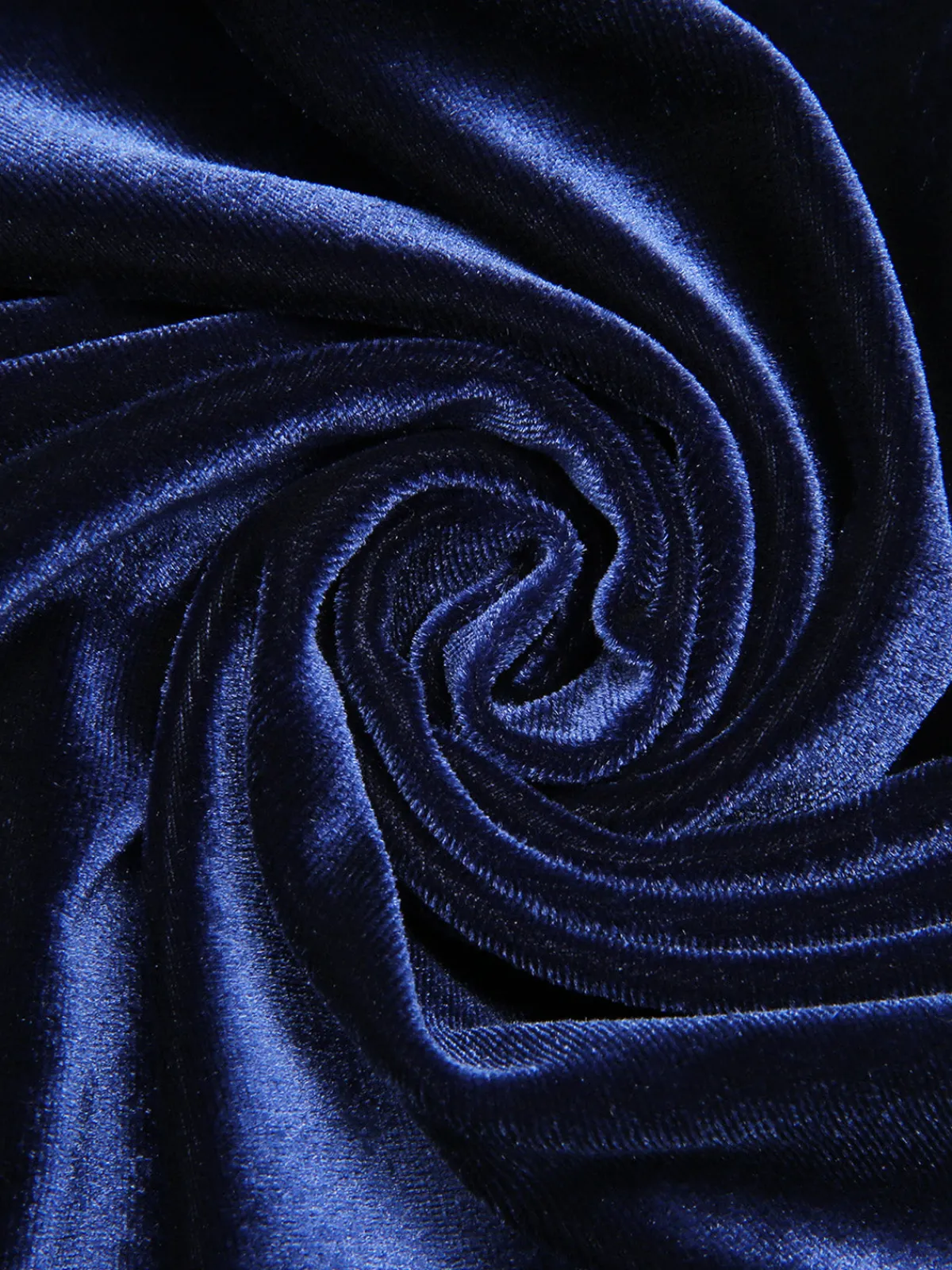 Hot Retro Stage Blue 1960s 3D Butterfly Velvet Pencil Dress Navy Blue