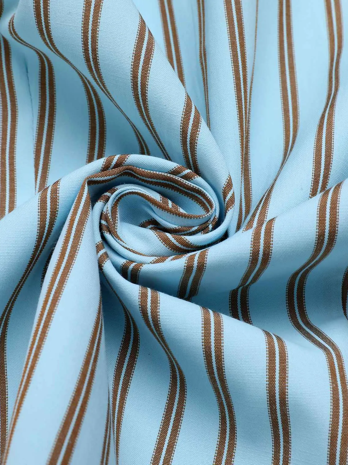 Outlet Retro Stage 1950s Stripes Patchwork Sleeveless Blouse Blue
