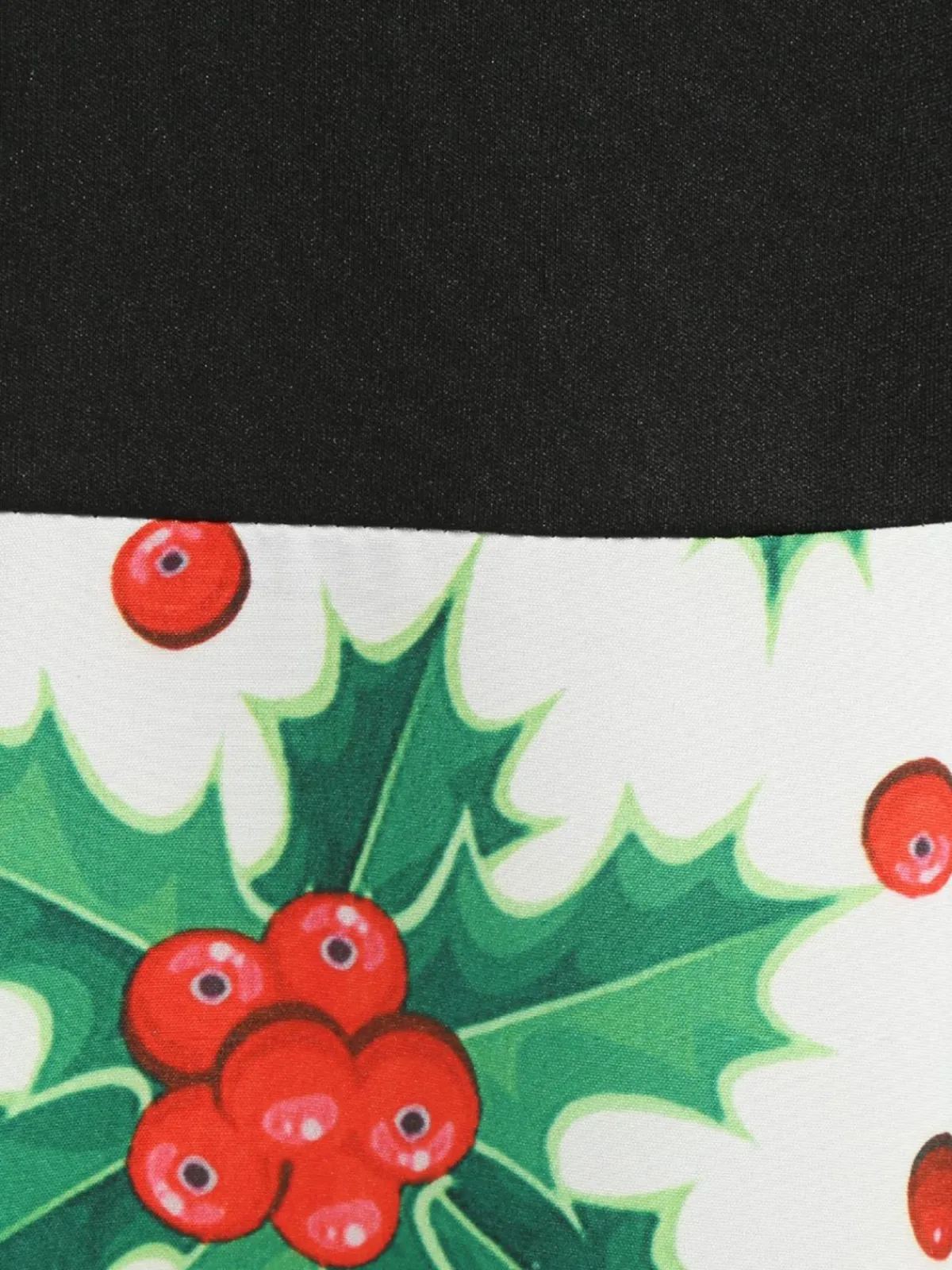 Best Retro Stage Christmas 1950s V-Neck Patchwork Swing Dress