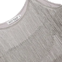 Discount Retro Stage [Clearance] Belted 1920s Fringe Gatsby Dress-US Warehouse Gray