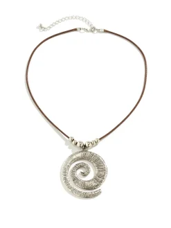 Hot Retro Stage Conch Starfish Pendant Leather Cord Necklace