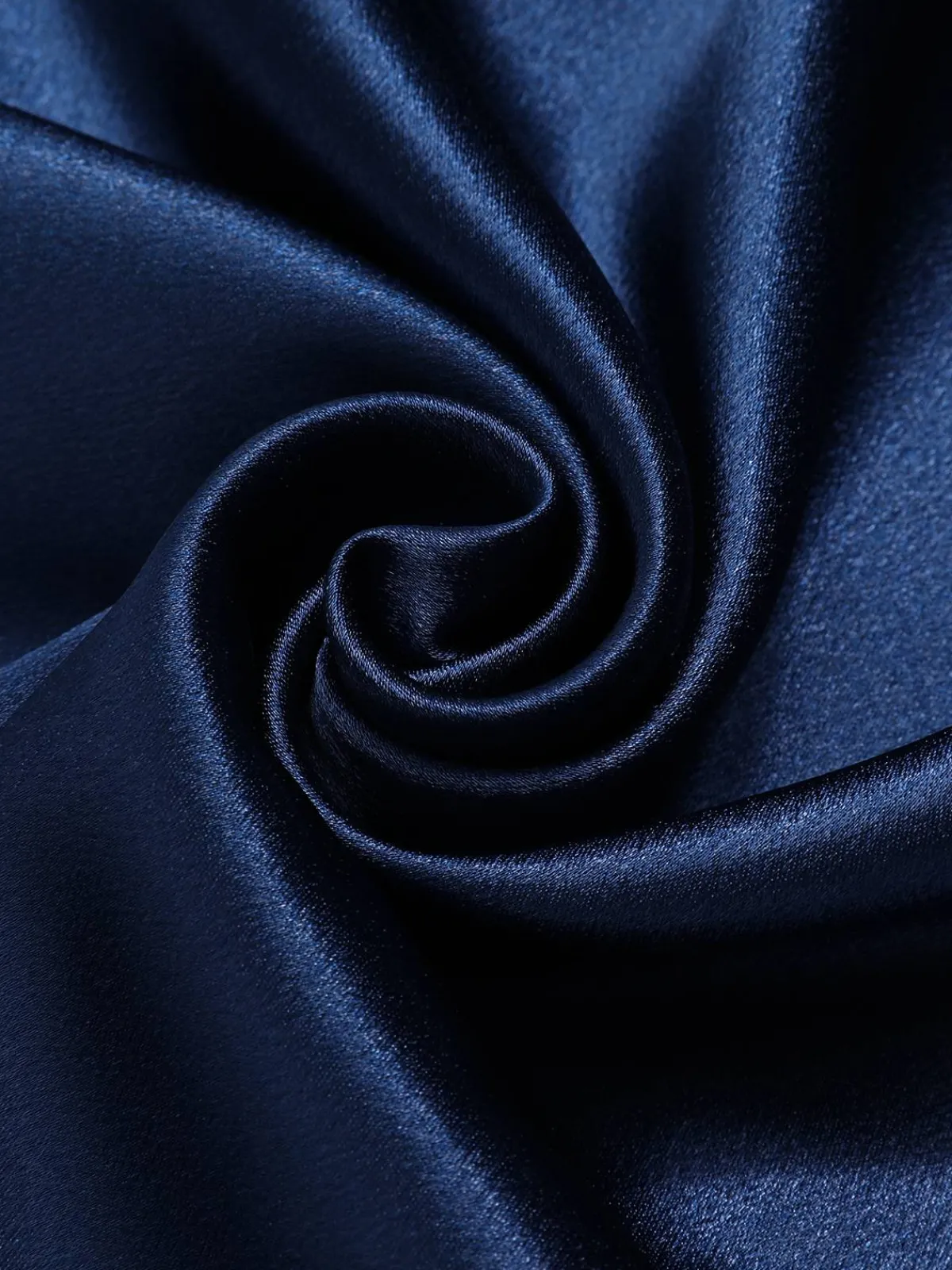 New Retro Stage 1930s Satin Halter Mermaid Dress Dark Blue