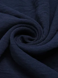 Clearance Retro Stage 1960s Solid Bow Strapless Jumpsuit Dark Blue