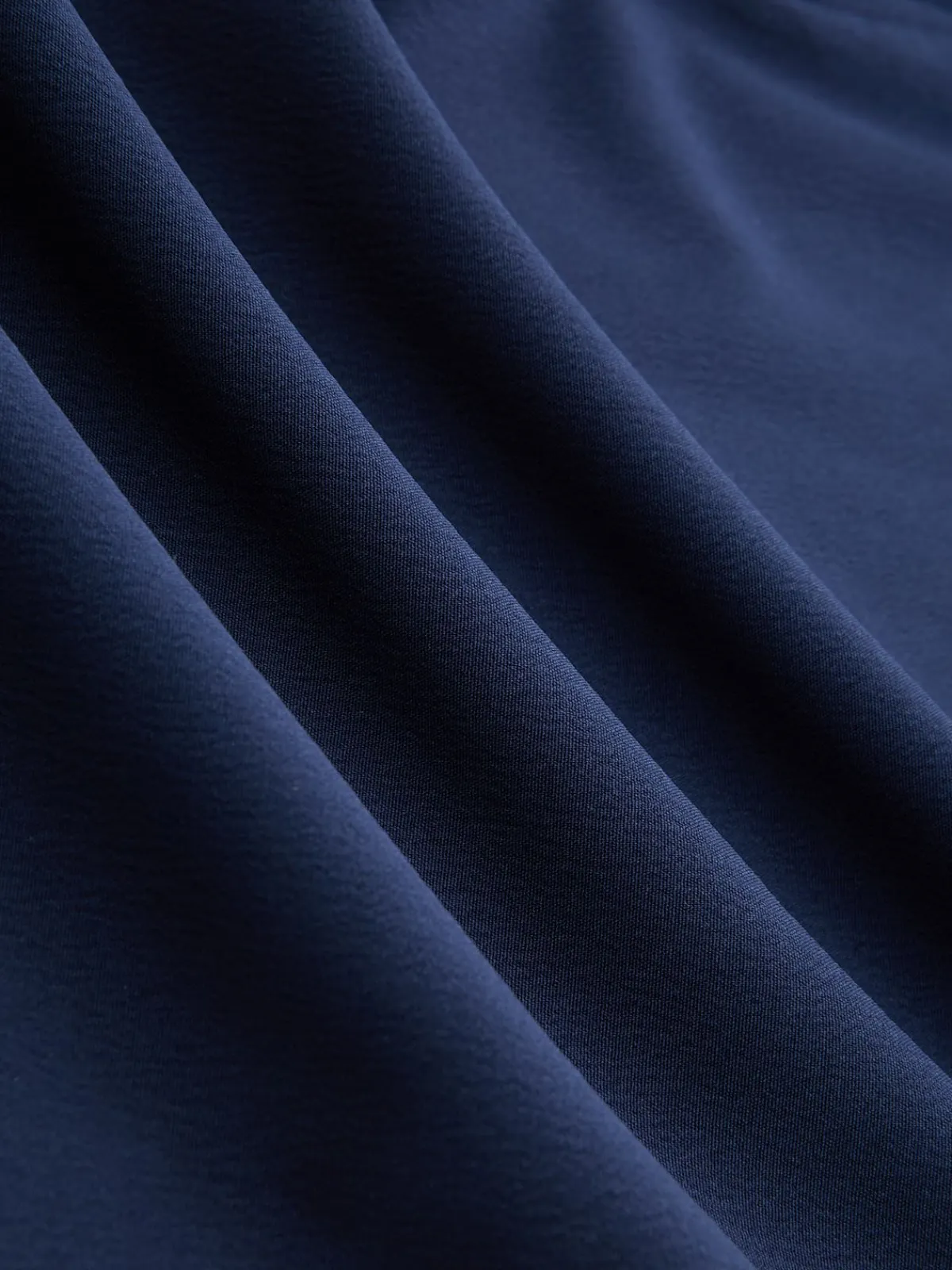 New Retro Stage 1950s Solid Button Wide-leg Pants Dark Blue