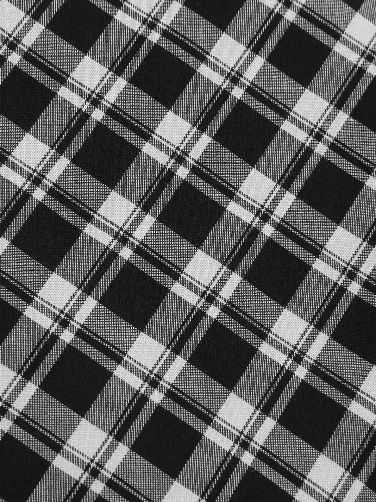 Best Retro Stage 1950s Strap Plaids Sleeveless Dress Dark Gray