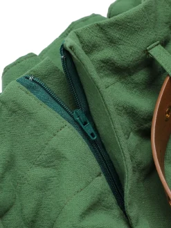 Online Retro Stage Dark 1960s Solid Vintage Shorts Green