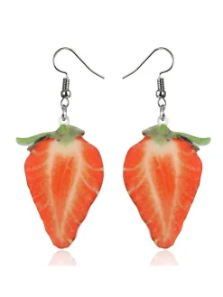 Sale Retro Stage Fruit Lightweight Dangle Earrings
