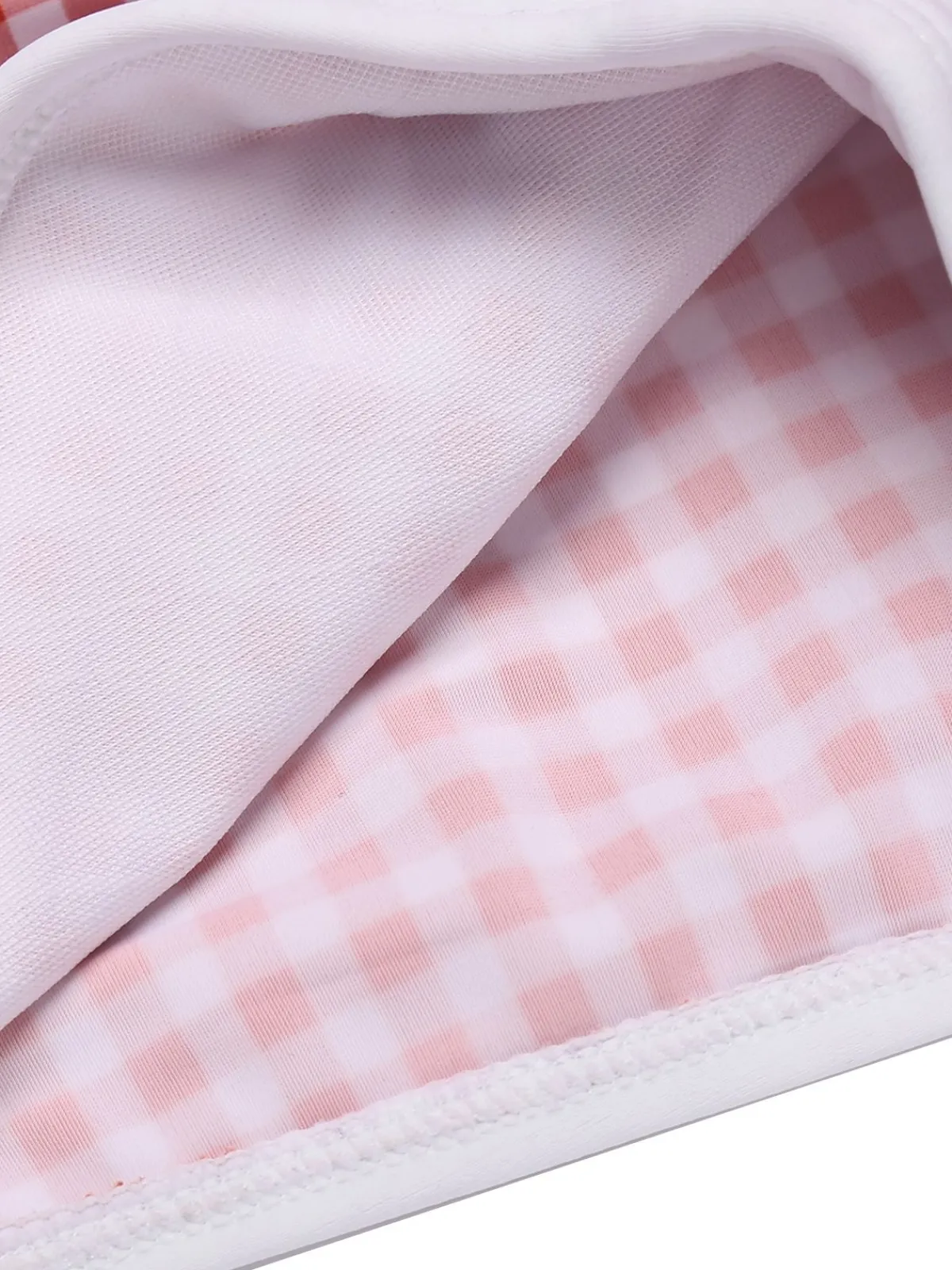 Discount Retro Stage Gingham 1950s Halter Bowknot One-piece Swimsuit