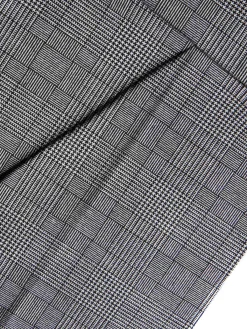Online Retro Stage Gray 1940s Glen Plaid Buttoned Overall Pants