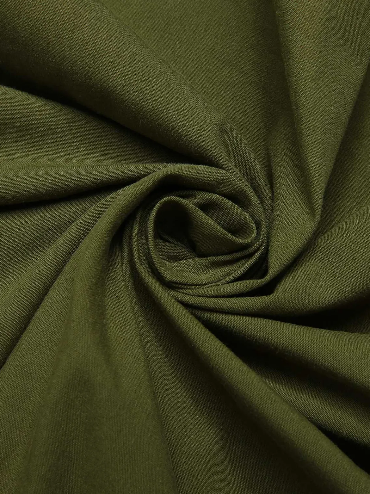 Discount Retro Stage Green 1940s Lapel Buttoned Solid Dress Army Green