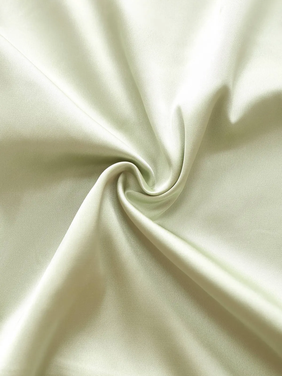Discount Retro Stage Green 1930s Solid Cowl Neck Ruffled Mermaid Dress Pale Green