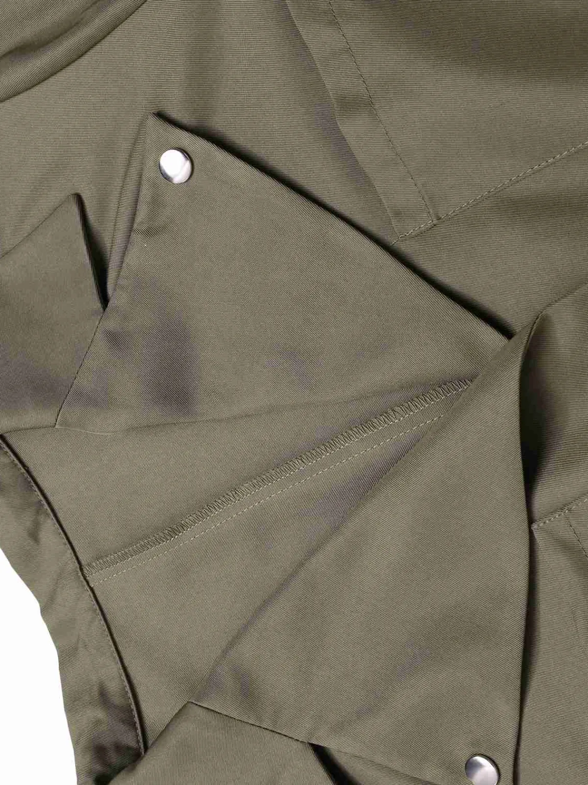 Online Retro Stage 1930s Solid Lapel Belted Jumpsuit Green
