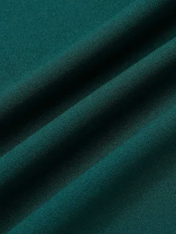 Discount Retro Stage 1930s Solid Sleeveless Lapel Jumpsuit Green