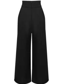Outlet Retro Stage Green 1930s Solid Suspender Pants