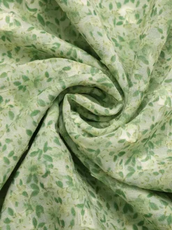 New Retro Stage Green 1940s Sweetheart Ditsy Floral Dress Light Green