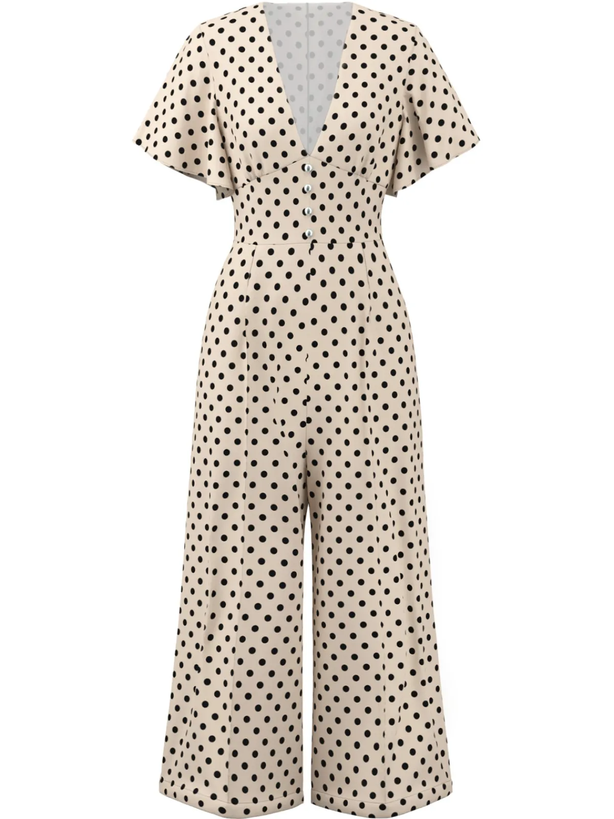 Fashion Retro Stage 1930s Velvet Vintage Jumpsuit Green