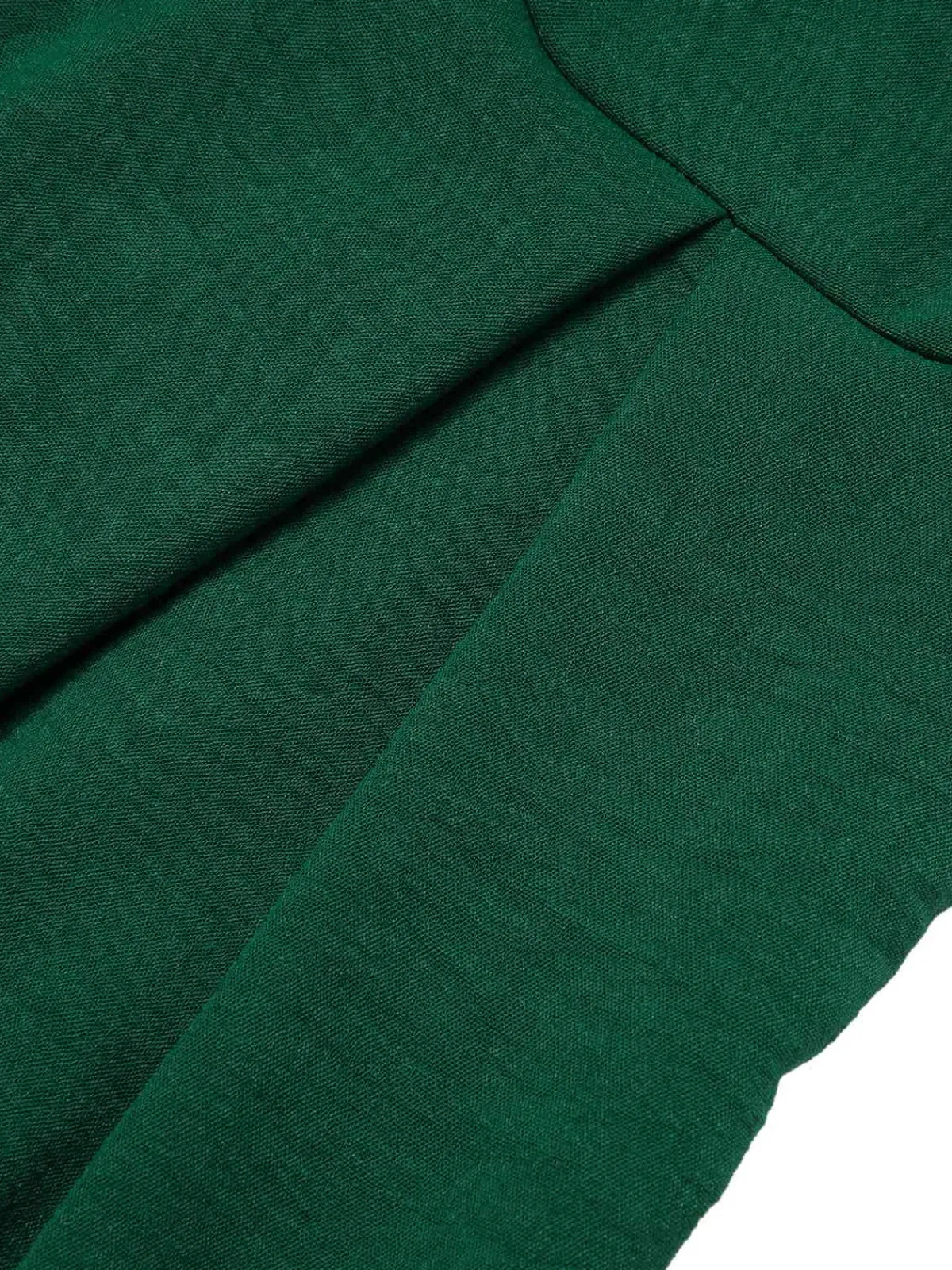 New Retro Stage 1930s V-Neck Sleeveless Jumpsuit Green
