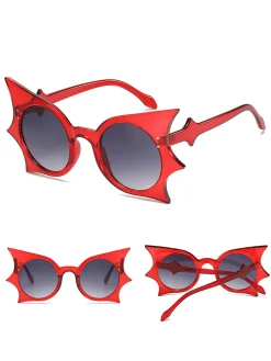 Hot Retro Stage Halloween Bat Wing Gothic Sunglasses