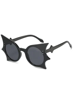 Hot Retro Stage Halloween Bat Wing Gothic Sunglasses