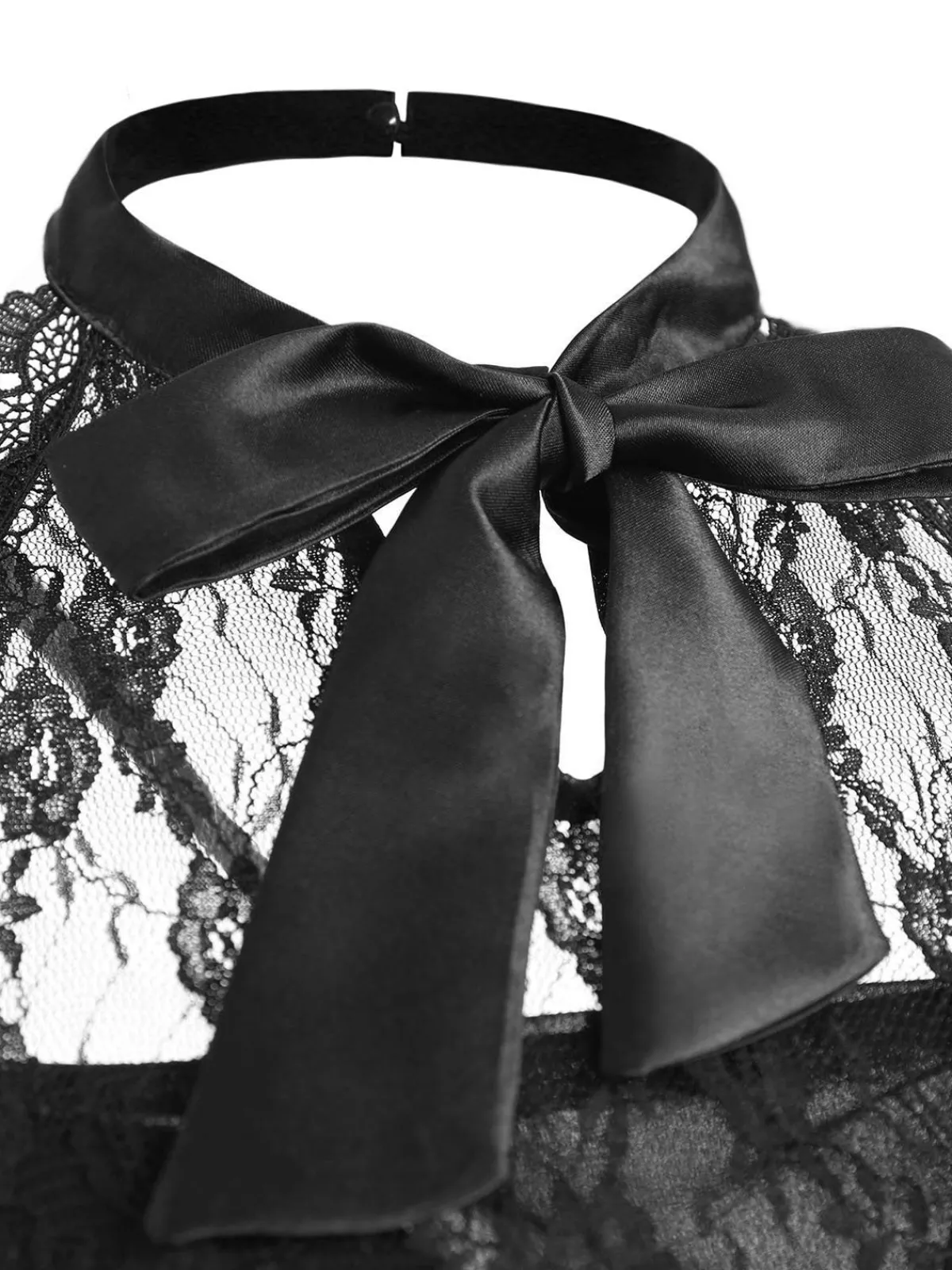 Online Retro Stage Halloween Gothic Steampunk Lace Dress
