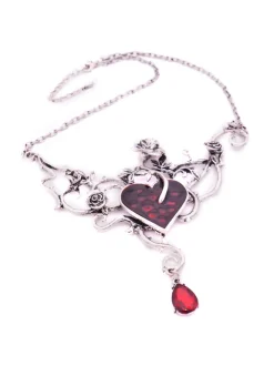 Best Retro Stage Halloween Heart Alloy Vintage Necklace