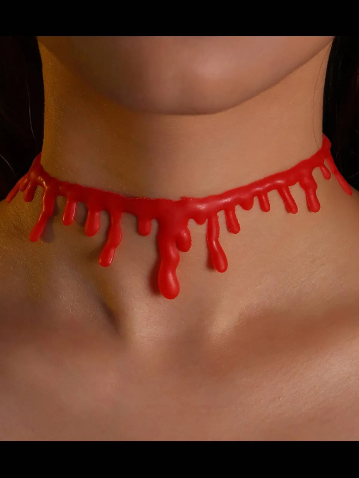 Online Retro Stage Halloween Imitation Bleeding Vintage Necklace
