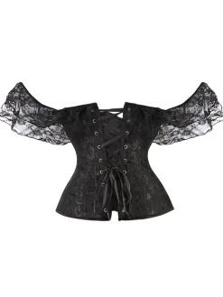 Hot Retro Stage Halloween Steampunk Lace Gothic Corset