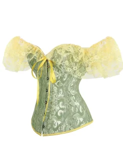 Online Retro Stage Halloween Steampunk Lace Gothic Corset