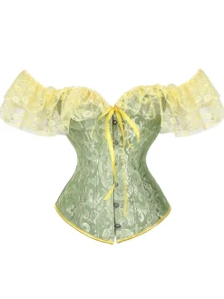 Discount Retro Stage Halloween Steampunk Lace Gothic Corset