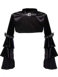 Fashion Retro Stage Halloween Steampunk Leather Gothic Cover-up