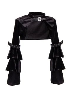 Fashion Retro Stage Halloween Steampunk Leather Gothic Cover-up