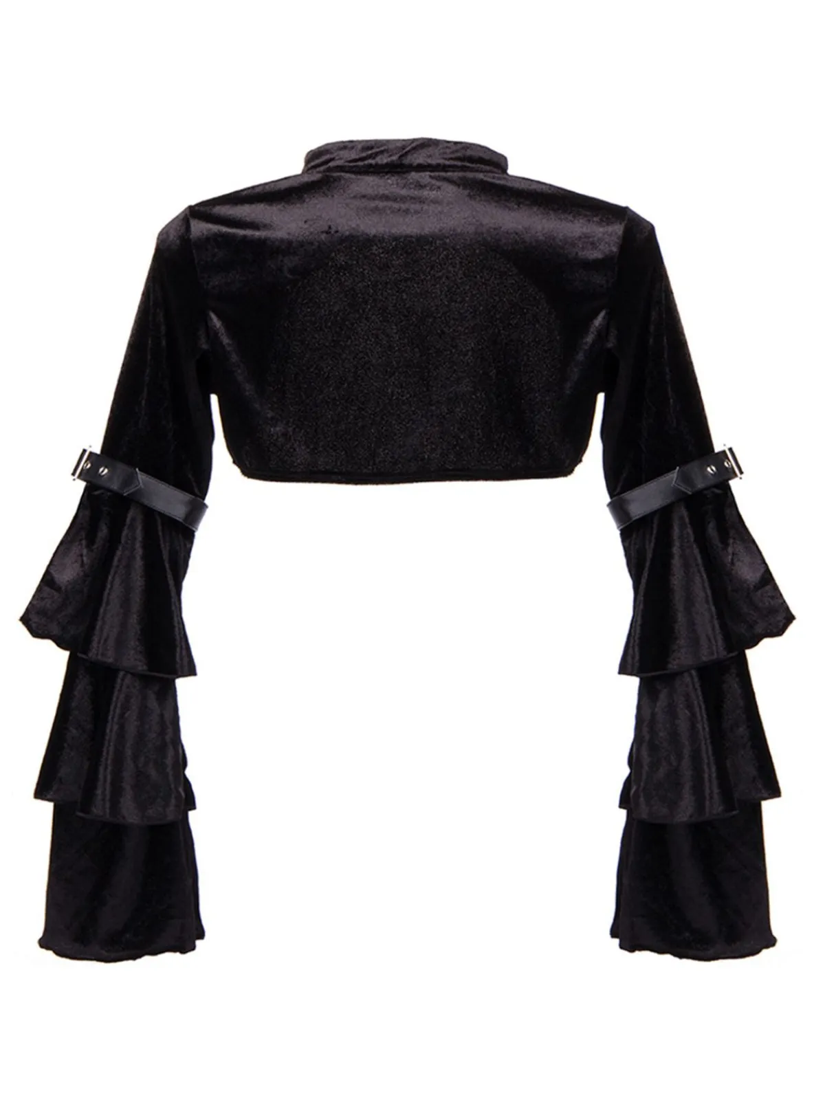 Fashion Retro Stage Halloween Steampunk Leather Gothic Cover-up