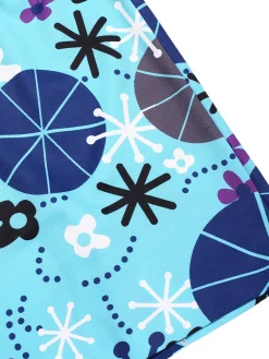 Outlet Retro Stage [Lori's Design]1960s Dress Promoting Autism Awareness Blue