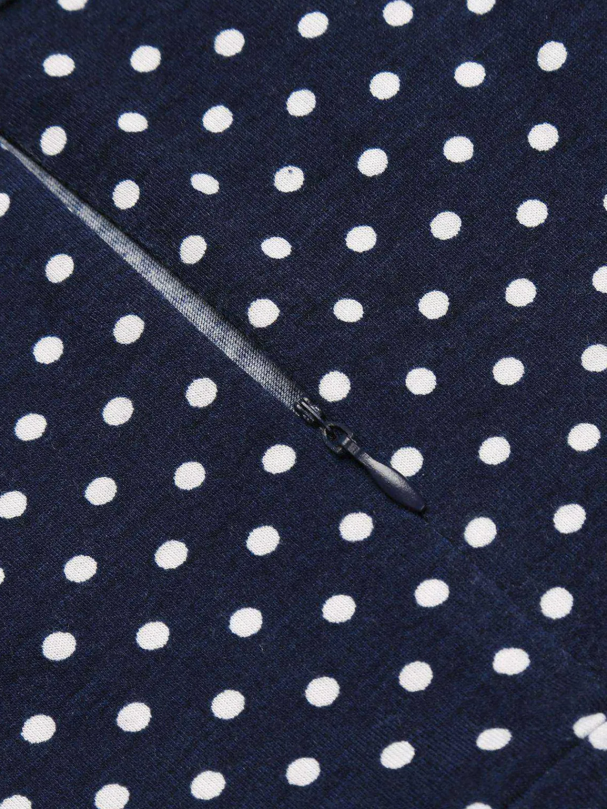 Hot Retro Stage Navy 1960s Halter Dot Bodycon Dress Navy Blue