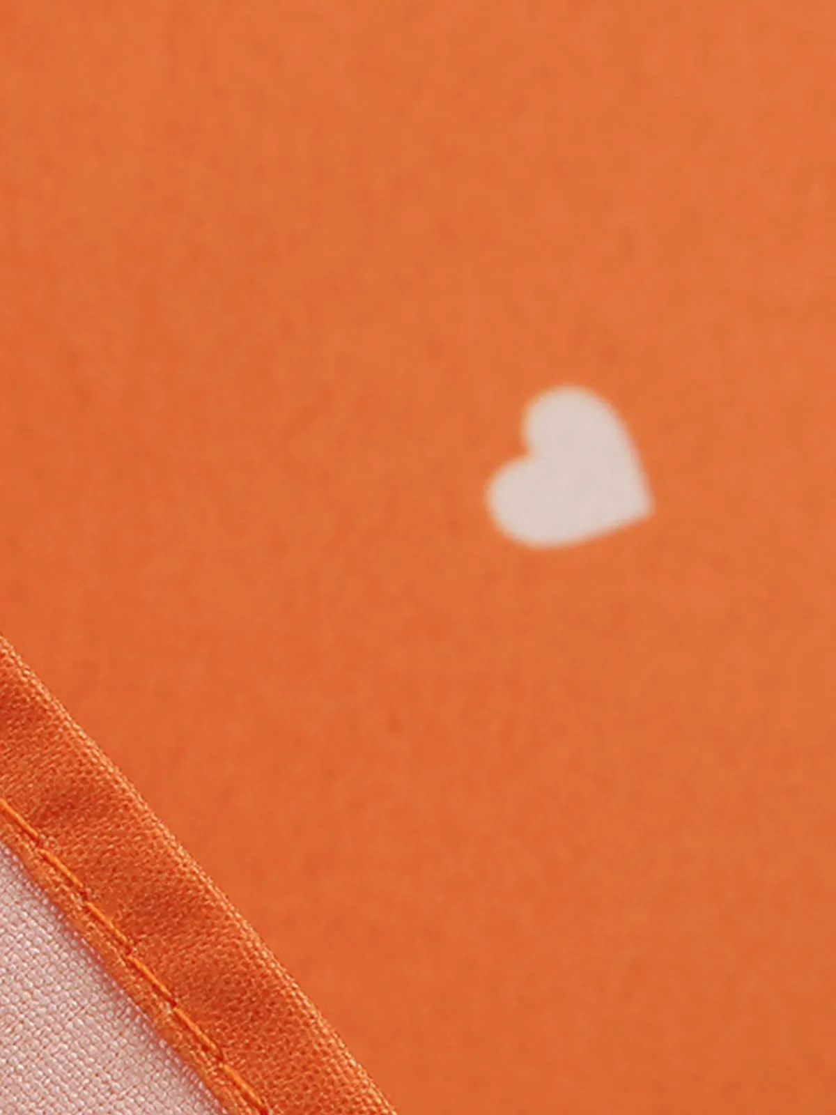 Hot Retro Stage 1950s V-Neck Heart Swing Dress Orange