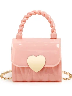 Sale Retro Stage Patent Leather LOVE Handle Mini Handbag