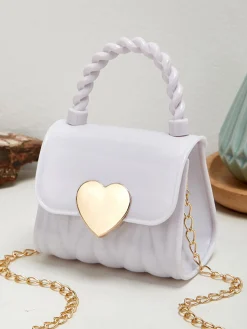 Sale Retro Stage Patent Leather LOVE Handle Mini Handbag