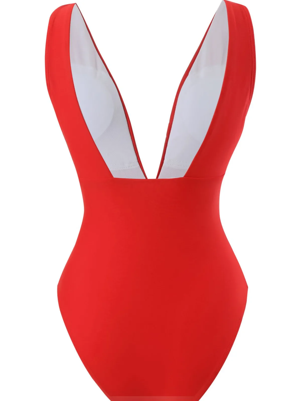 Clearance Retro Stage 2PCS 1960s Solid 3D Flowers Swimsuit & Cover-Up Red